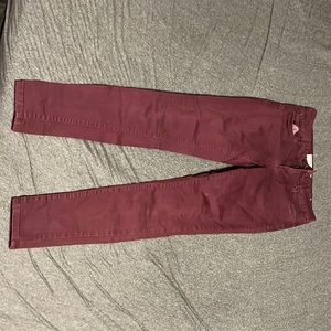 Garage Maroon Skinny Jeans